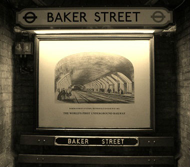 Baker street la toute première station de métro au monde Londres mars 2012 (31)