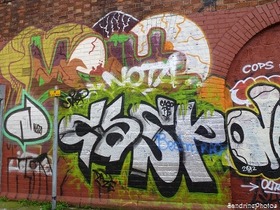 Belfast, Irlande du nord-Northern Ireland-Graffitis sur les murs, 2014