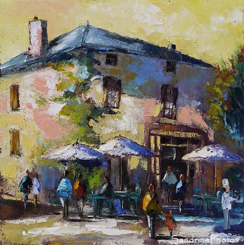 Bouresse, Fête du village 26-06-2016, 2ème édition Concours des peintres dans la rue, peinture, 86, Poitou, Région Nouvelle-Aquitaine (3)
