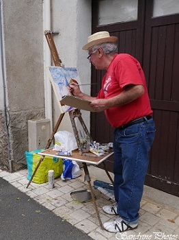 Bouresse, Fête du village , les peintres dans la rue, Dimanche 29 juin 2014 (17)
