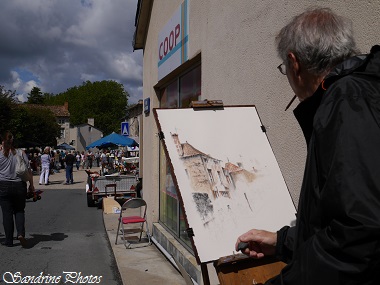 Bouresse, Fête du village , les peintres dans la rue, Dimanche 29 juin 2014 (23)