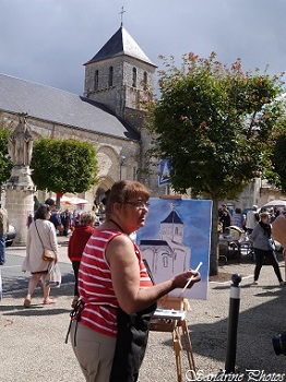 Bouresse, Fête du village , les peintres dans la rue, Dimanche 29 juin 2014, SandrinePhotos (19)