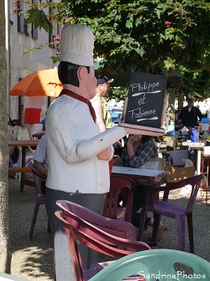 Bouresse, Restaurant du Centre, Fabienne et Philippe Debiais, Fête du village 26 -06-2016, Concours des peintres dans la rue, Poitou, 86, Région Nouvelle-Aquitaine(29)