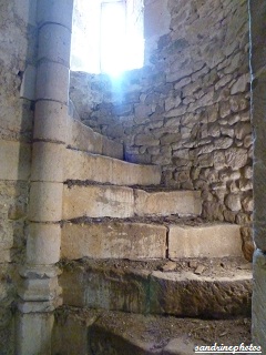 Château de la Rigaudière de Fan Escalier à vis Bouresse Poitou-Charentes 