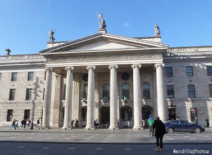 General Post Office, Bureau de Poste central, Monument, Dublin-Irlande 2014