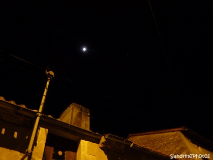 La lune et Jupiter côte à côte, The Moon and Jupiter nearby, Astronomy, 19 février 2013 21h00 Bouresse, Poitou-Charentes