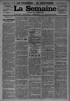 La Semaine - Avenir du dimanche-Presse locale-Vienne-Poitiers