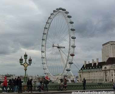 London eye sur la Rive de la tamise Londres mars 2012 (161)