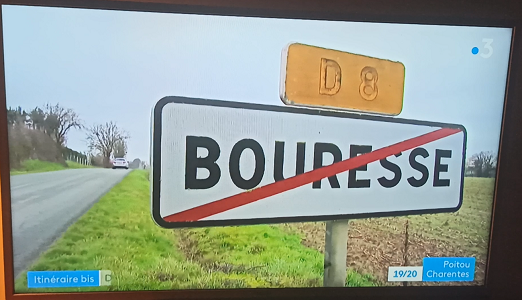 Panneau Bouresse, Emission télé Itinéraire Bis France 3 Poitou-Charentes, Vidéo (2)