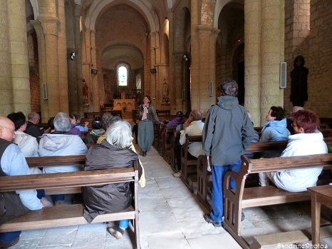 P`tite balade du Pays Montmorillonnais, Bouresse, avec Béatrice Guyonnet, Eglise Notre Dame, Poitou-Charentes, Juin 2013 (18)