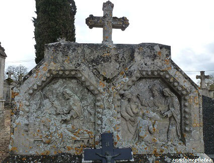 tomble double cimetière de Bouresse