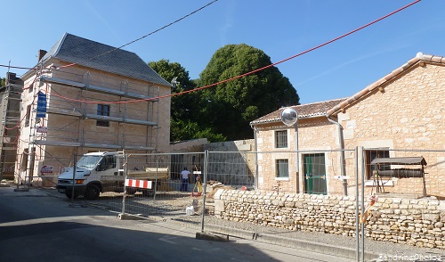 Travaux Rue des Ecoles, nouvelle boulangerie, gîtes, Bouresse, Poitou-Charentes (3)